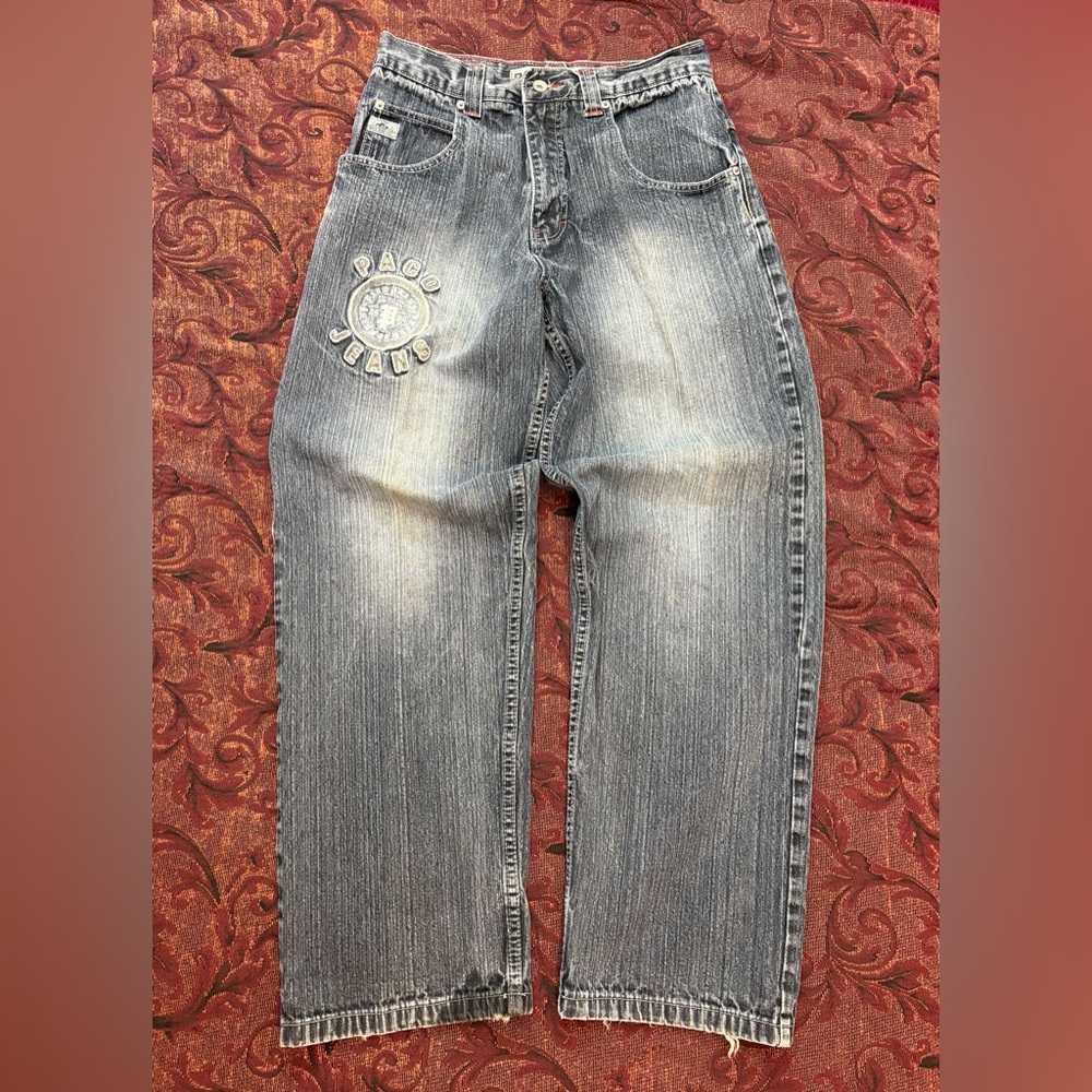 Y2K Paco Embroidered Baggy Jeans